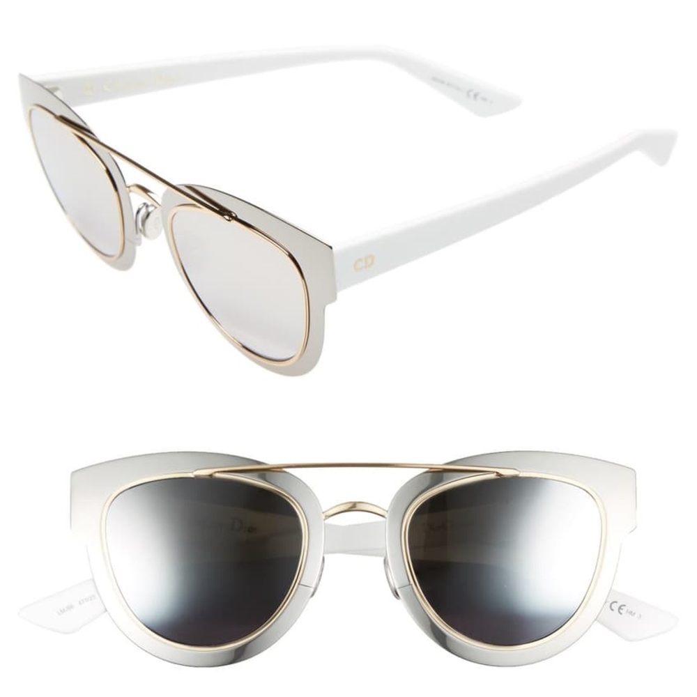 Dior Chromics 47mm Brow Bow Sunglasses
